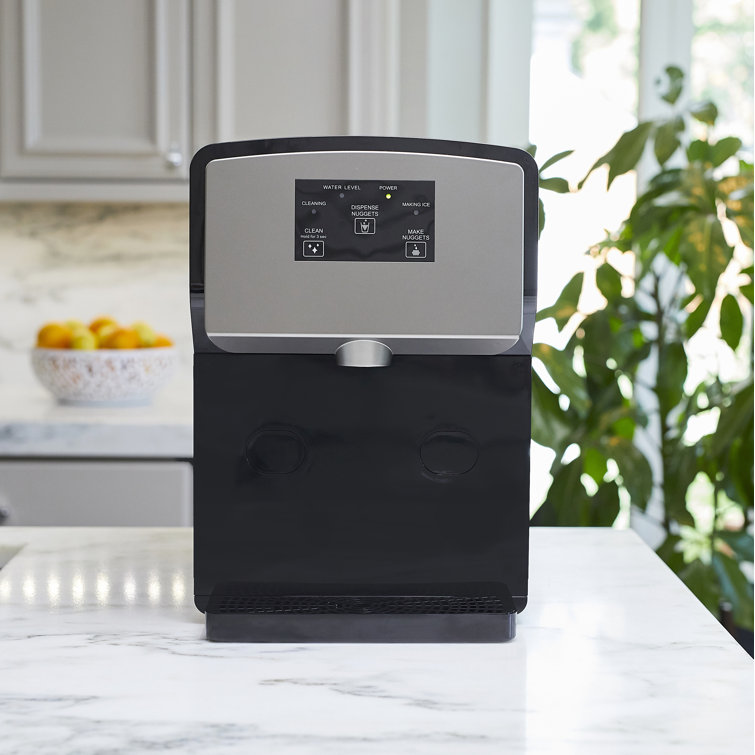 Kbice 30 Lb. lb. Daily Production Clear Ice Freestanding Ice Maker